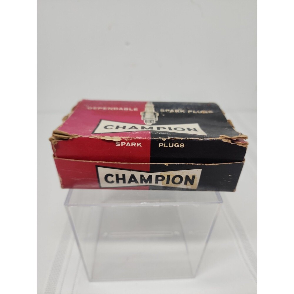 Vintage Champion Spark Plugs Box Of 10 BL-57 High-Performance Hot Rod Plug NOS